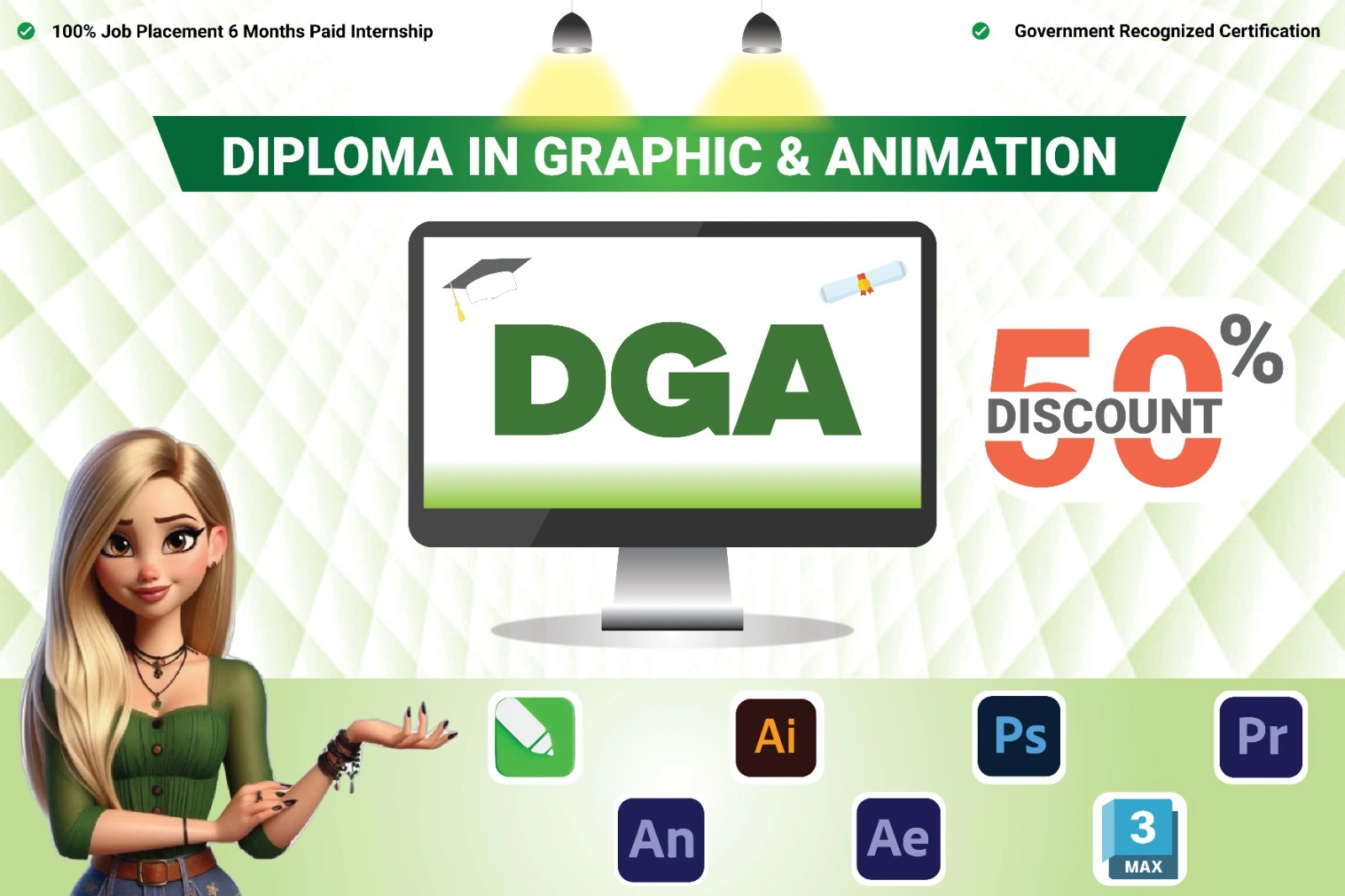 Diploma In Graphic & Animation (DGA) Course in Mumbai | Photoshop, 3ds Max | Primezone